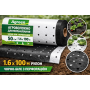 Агроволокно для мульчування Agreen 50 г/м² чорно-біле з перфорацією (Рулон 1.6×100 м) 