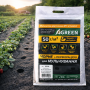 Агроволокно Agreen 50 г/м² чёрное с перфорацией для мульчирования (пакет 1.07×10 м, 2 отверстия) 