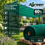 Сітка затіняюча Agreen 60% зелена (6x50) 