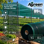 Сетка затеняющая Agreen 85% зеленая (10х50)