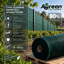 Сетка затеняющая Agreen 80% зеленая (12х50) 