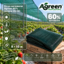 Сетка затеняющая Agreen 60% зеленая (8х10)