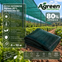Сетка затеняющая Agreen 80% зеленая (4х10)