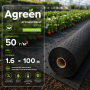 Агроволокно Agreen чорне 50 г/м² (1.6×100 м) з перфорацією 