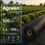 Агроволокно Agreen чорне;100 г/м² (3.2×100 м) 