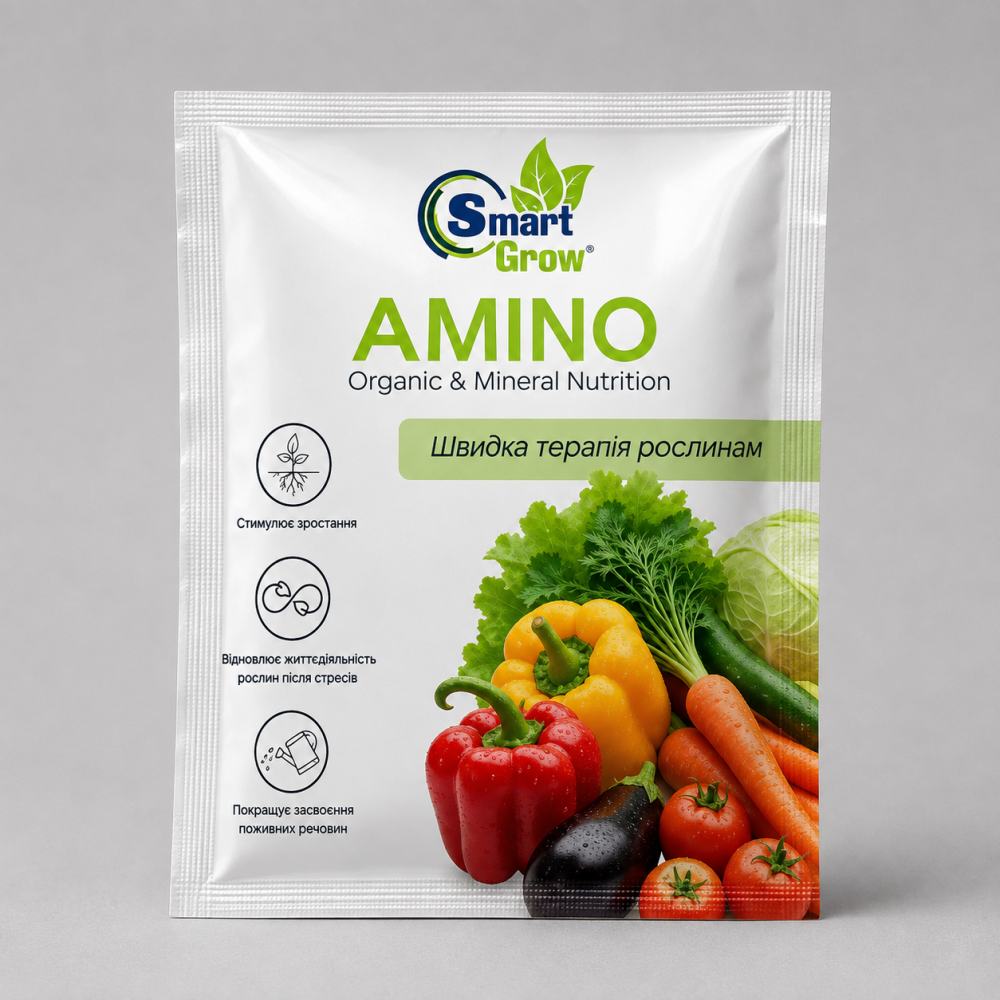 Біостимулятор Аміно > SmartGrow Amino > 25 мл | 500 мл