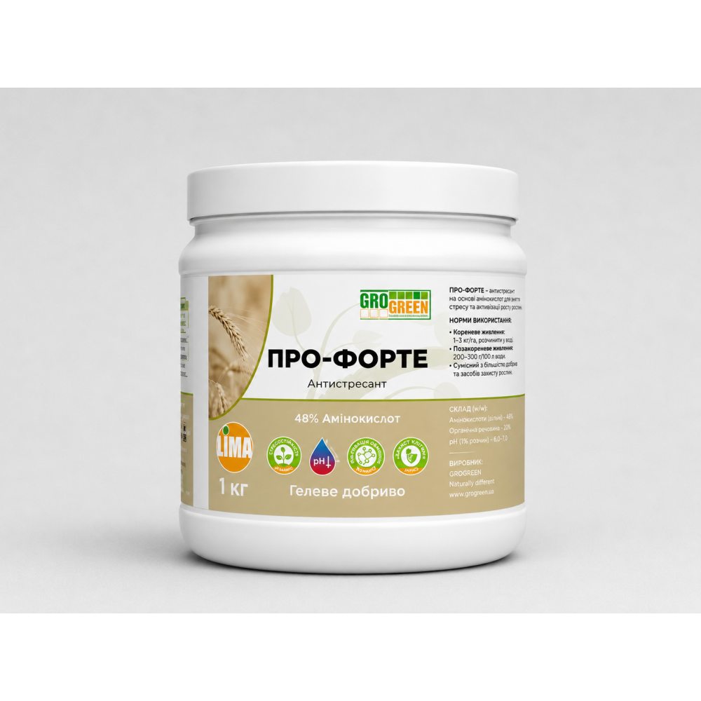 Гелеве добриво ГроГрін Про-Форте > GroGreen Gel Pro-Forte > 1 кг | 5 кг