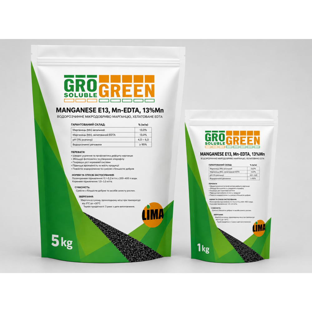 Удобрение ГроГрин Марганец > GroGreen Manganese > 1 кг | 5 кг