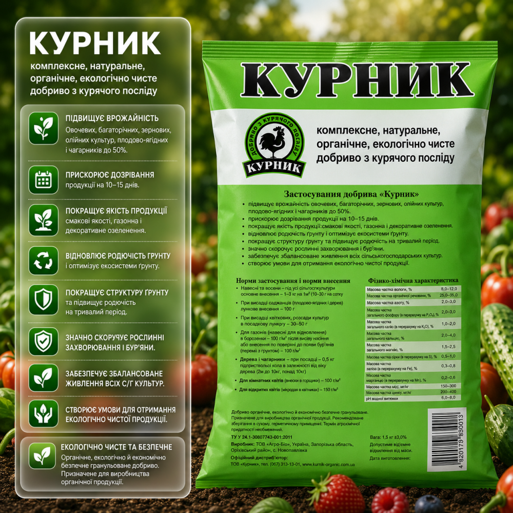 Добриво Курник > 20 кг