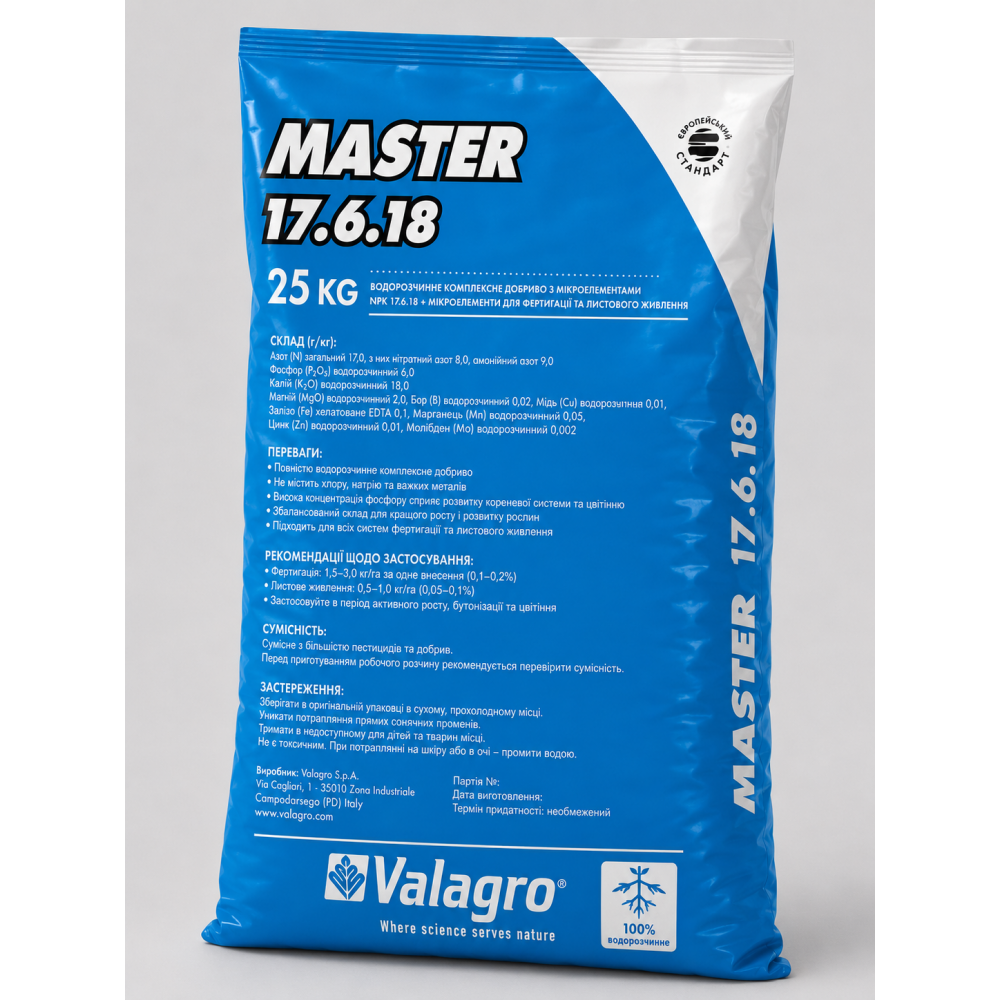 Добриво Мастер 18-18-18 > Master >  25 кг
