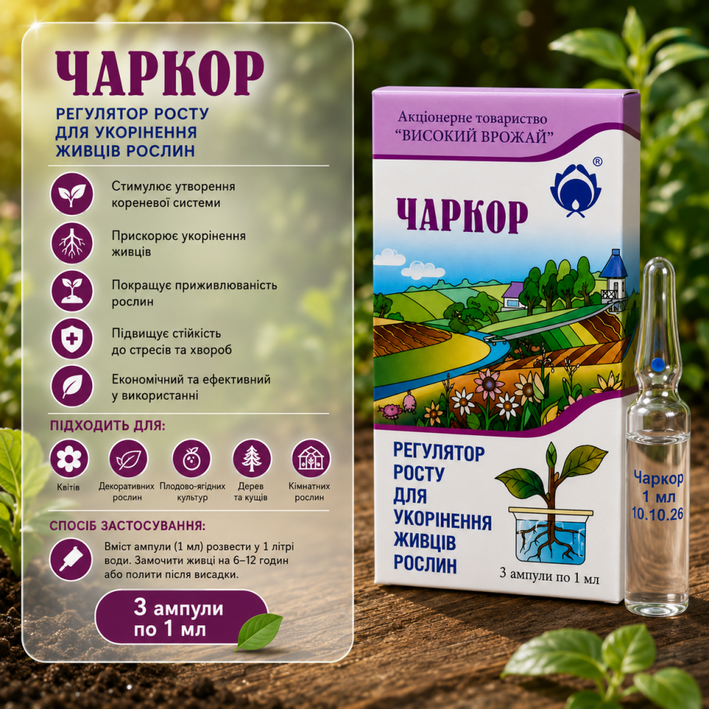 Біостимулятор Чаркор >  1 мл