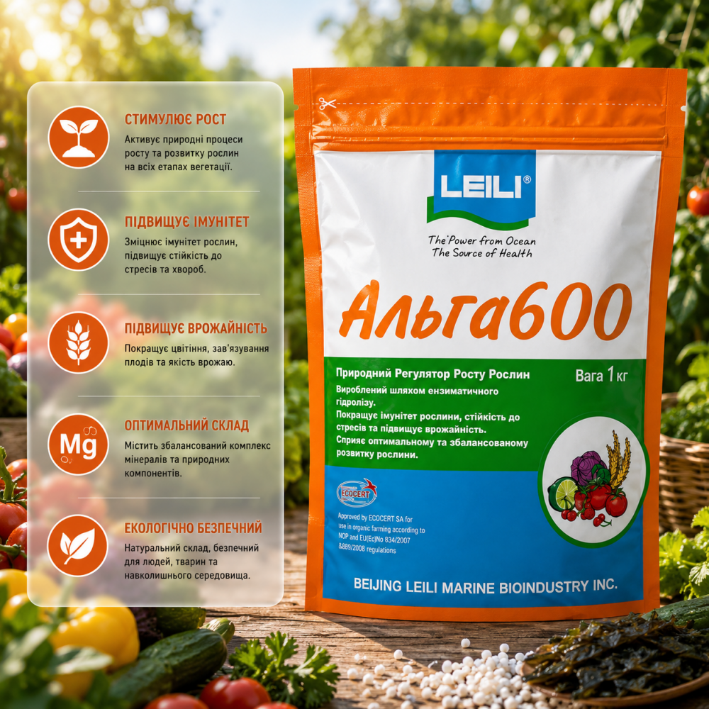 Біостимулятор Альга 600 > 100 гр | 1 кг