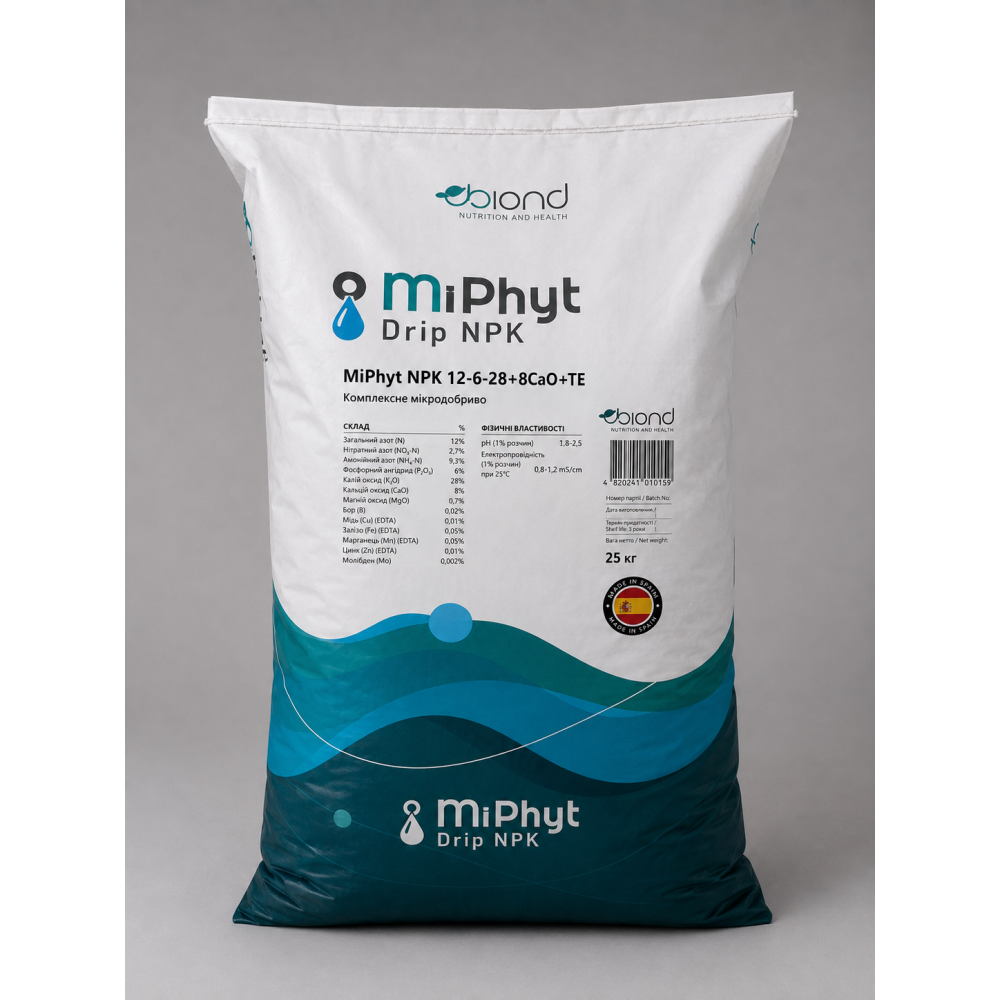 Добриво Міфіт 12-6-28 > MiPhyt > 25 кг