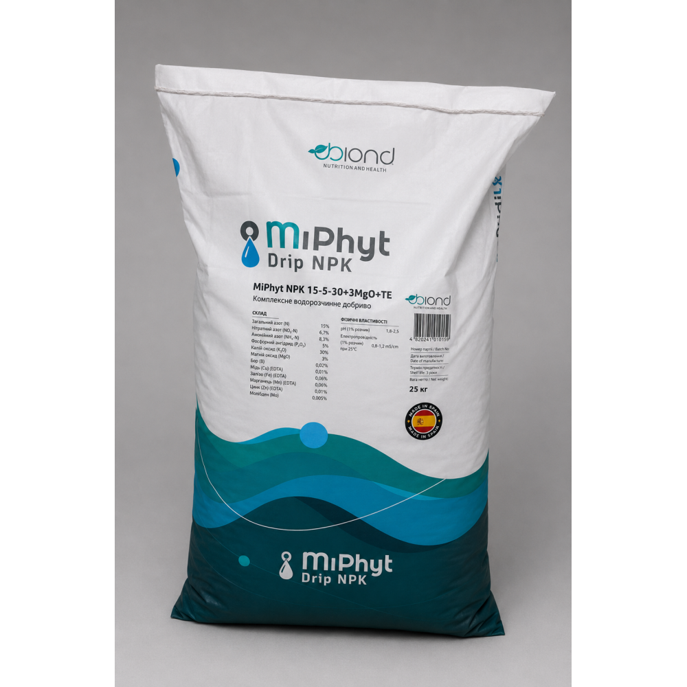 Добриво Міфіт 15-5-30 > MiPhyt > 25 кг