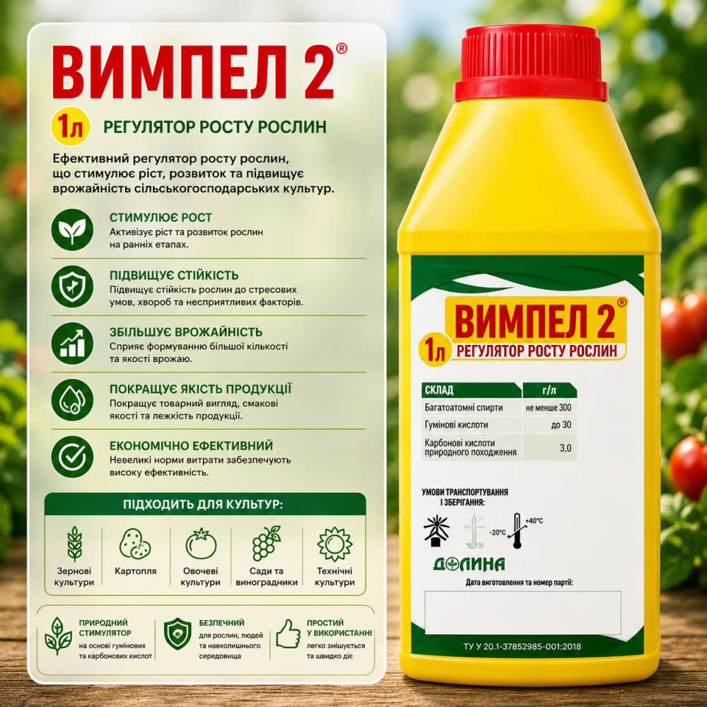 Регулятор росту Вимпел > 10 мл | 100 мл | 1 л | 5 л