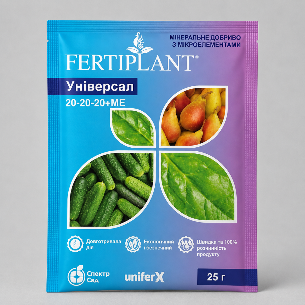 Добриво Фертіплант Універсал 20-20-20 > Fertiplant Universal > 25 гр