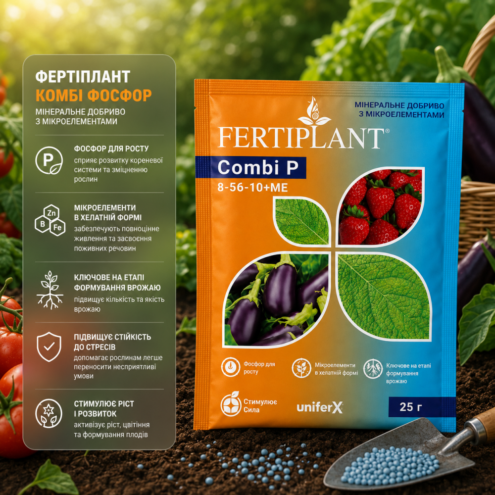 Добриво Фертіплант Комбі Фосфор > Fertiplant Combi P > 25 гр