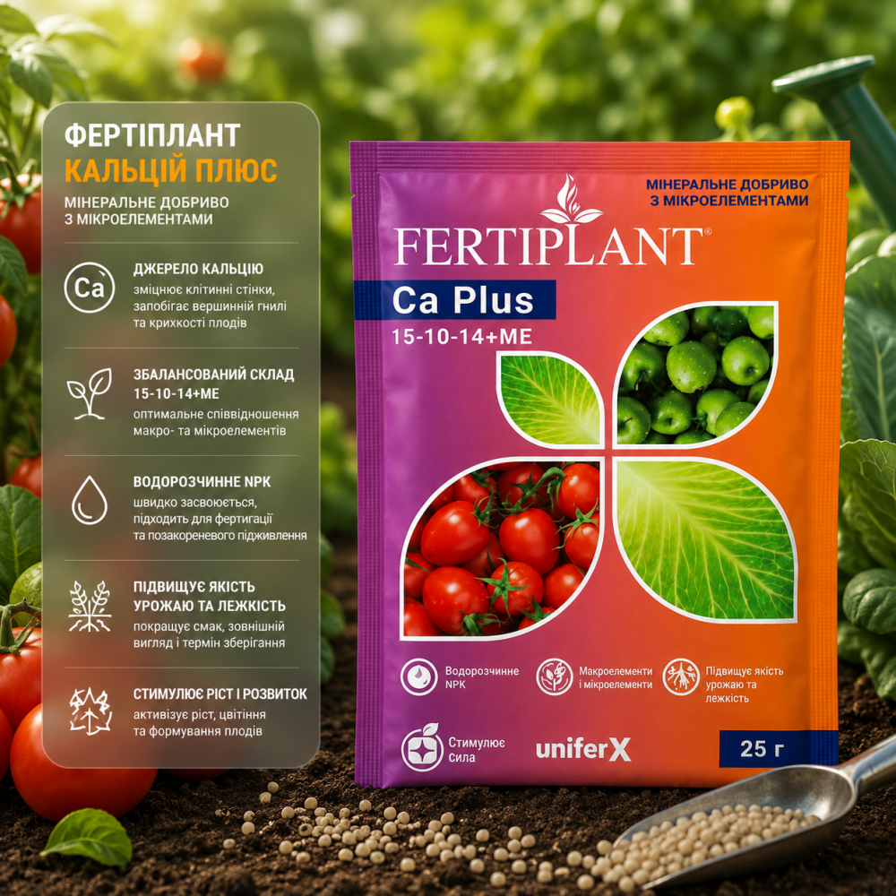 Добриво Фертіплант Кальцій Плюс > Fertiplant Ca Plus > 25 гр