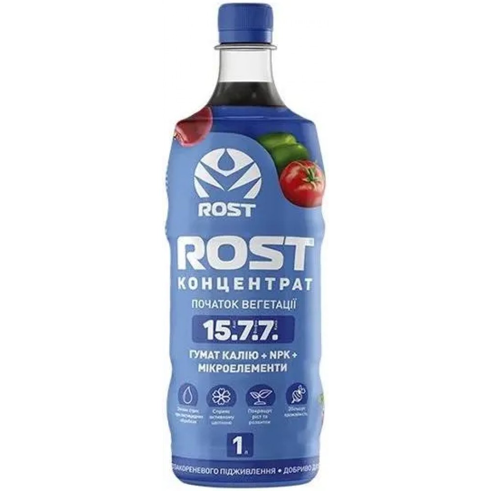 Удобрение Rost® Концентрат 15.7.7 - 1 л | 4 л