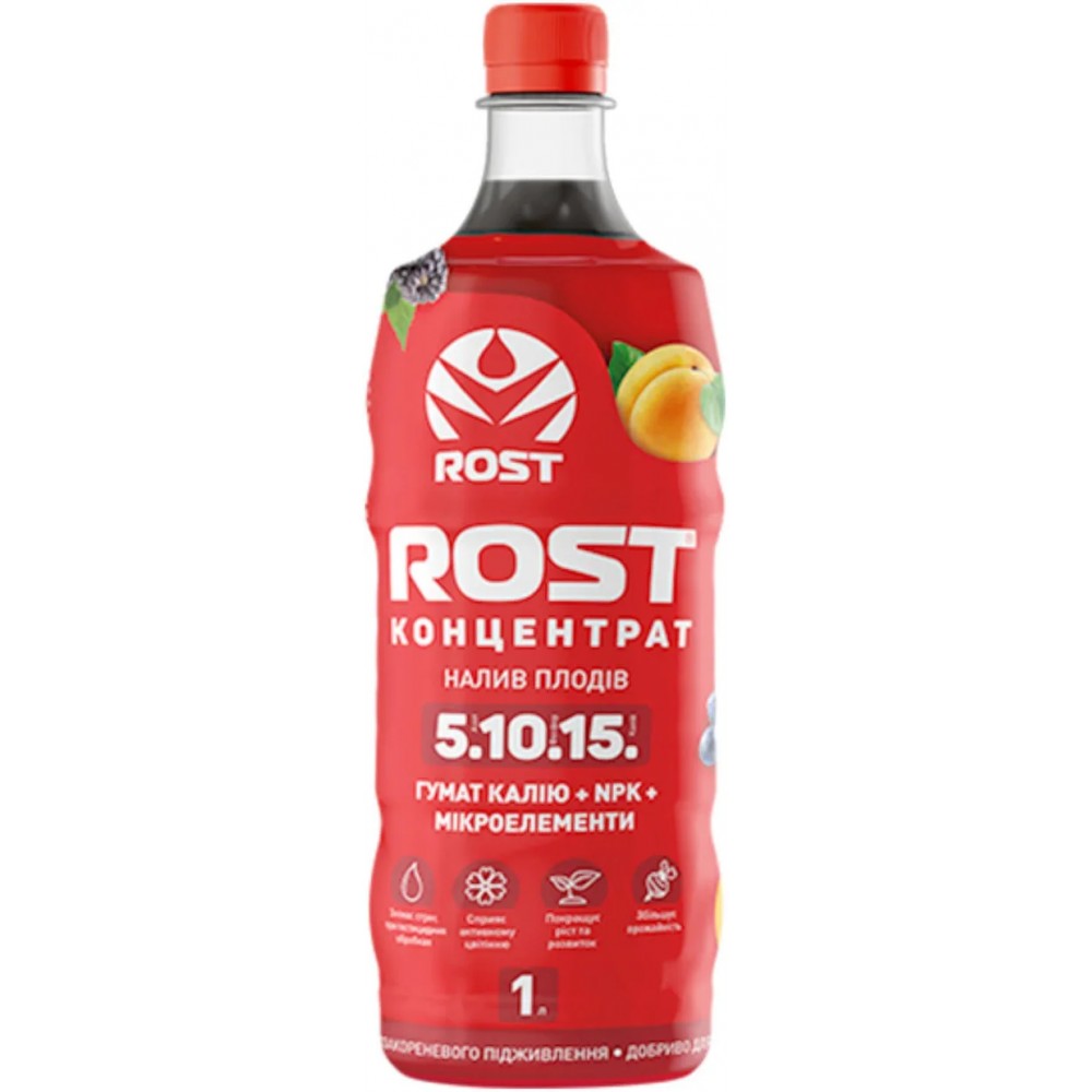 Удобрение Rost® Концентрат 5.10.15 - 1 л | 4 л