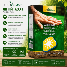 Газонна трава EuroGrass  Літній Газон 1 кг
