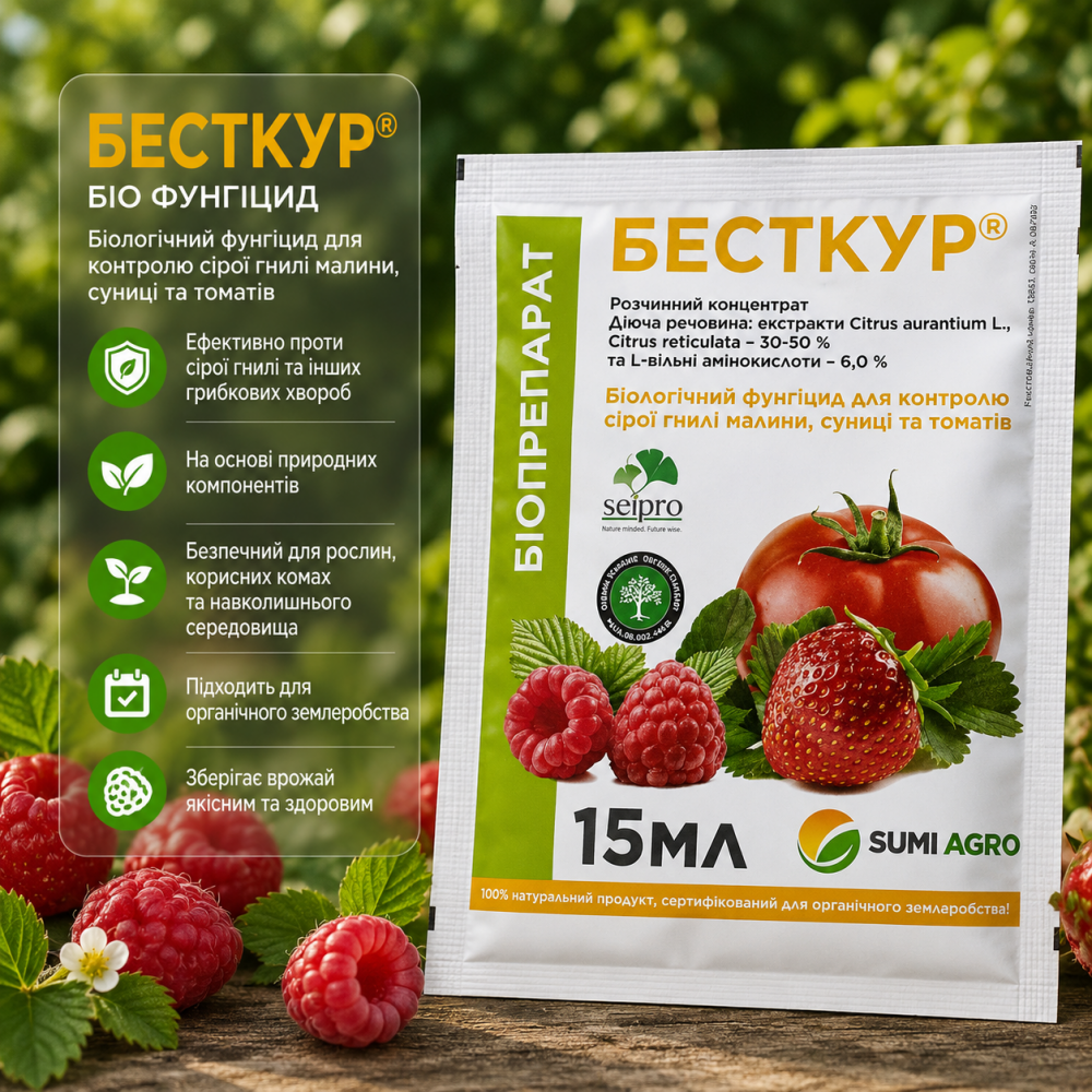 Биофунгицид Бесткур 15 мл