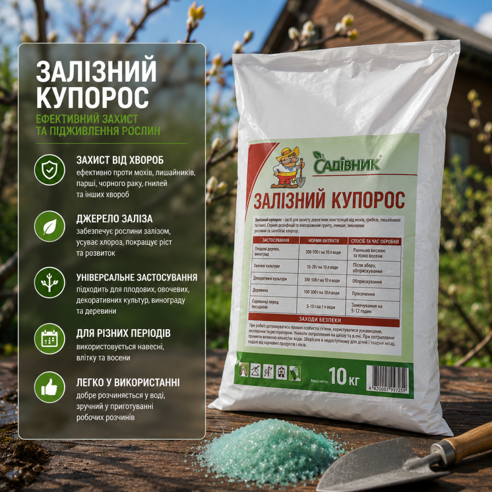 Фунгіцид Залізний купорос > 10 кг