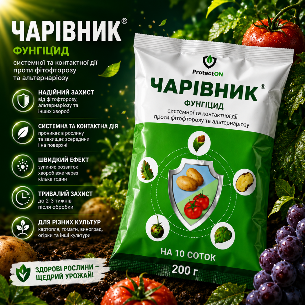 Фунгіцид Чарівник > 20 гр | 40 гр | 200 гр | 1 кг