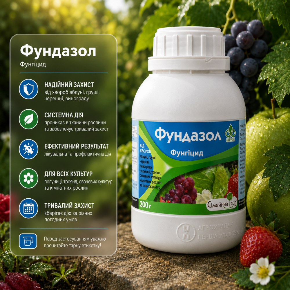 Фунгіцид Фундазол  > 10 гр | 200 гр