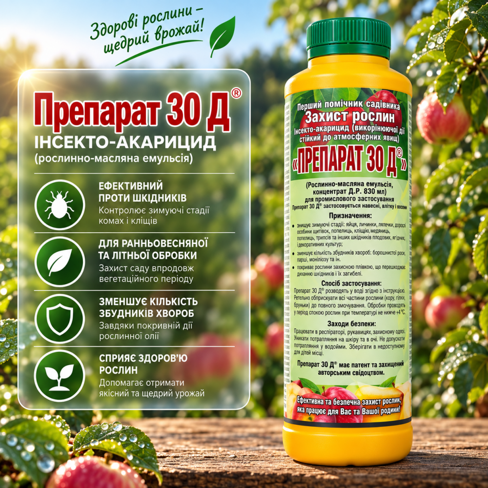 Інсекто - акарицид Препарат 30Д > 235 мл