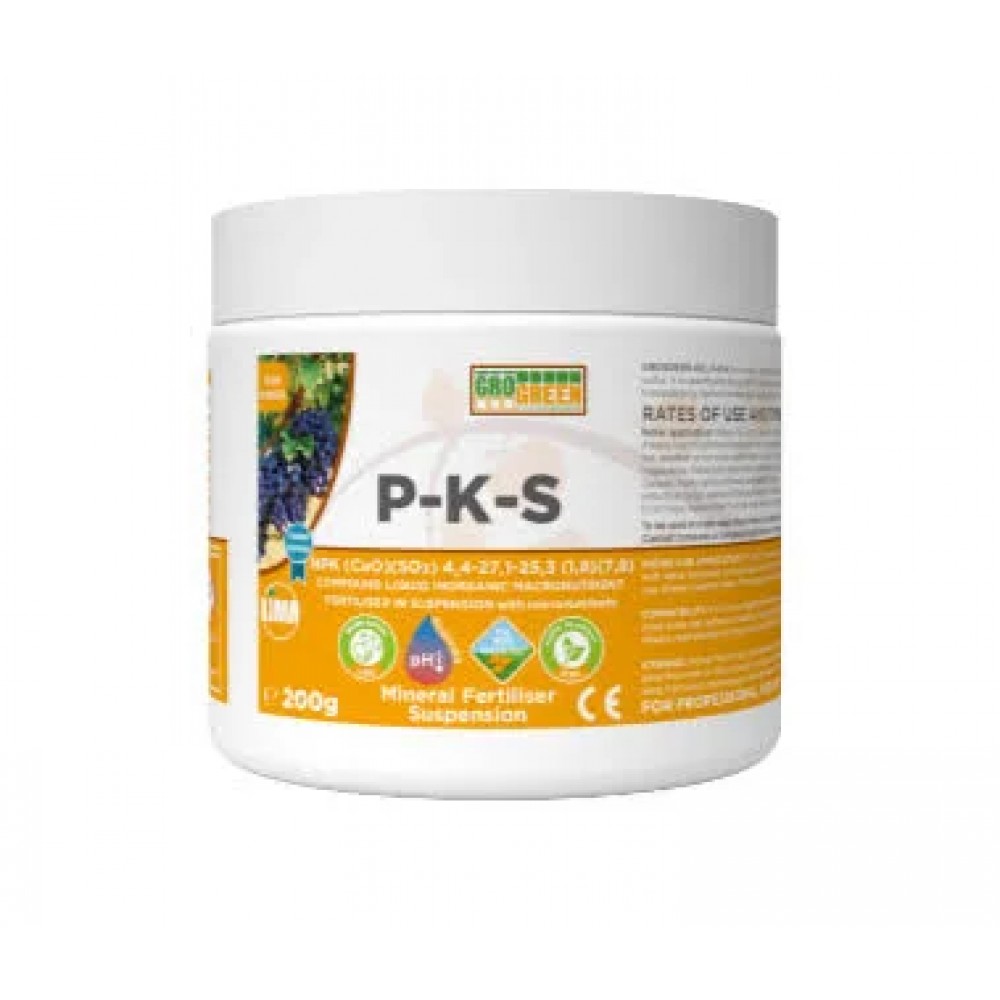 Гелеве добриво GroGreen P-K-S - 200 гр | 1 кг | 5 кг